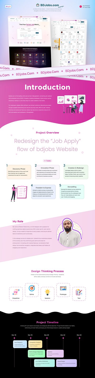 Job Portal Website BDjobs.com UX Redesign Case Study bdjobs beautiful ui case study design find job job portal job search job searching platform minimal ui modern ui trendy ui ui ui design ui trend uiux ux web design web redesign website website redesign