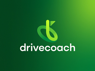 Drive Coach brand identity coach concept creative d letter drive coach fresh logo golf club golf coach golf flag golf logo golf sports golfers icon mark minimalist modern simple sports symbol