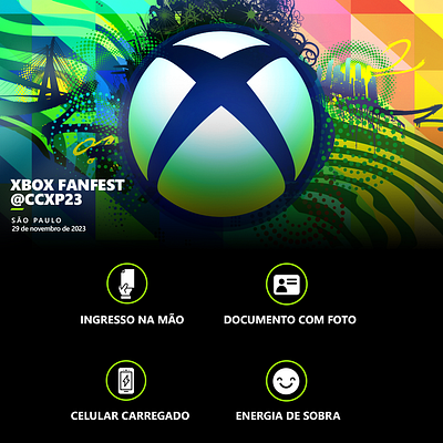 Xbox Brasil. CCXP Checklist