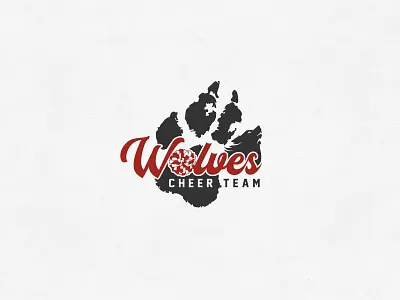 Cheerleader logo brand mark cheerleader cheerleader logo i need a logo logo design and branding logo editor logo with wolf mascot minimal new logo design