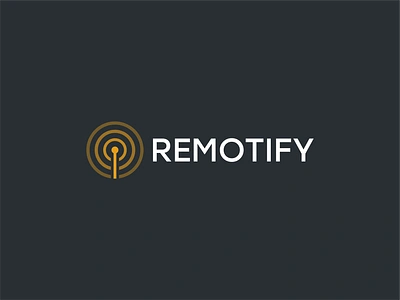 Remotify - Designed by Ascendo™ Team abstractlogo antenna brand identity branding brandmark clean communication design entrepreneurship graphic design logo logo inspiration logo showcase minimaistic radar radio waves remote silicon valley startup tv remote