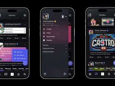X / Twitter app design figma mobile design twitter ui ux