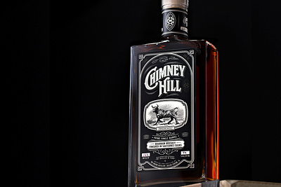 Chimney Hill Bourbon Whiskey bourbon branding label design packaging design typography whiskey whisky