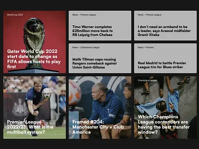 ATHLETICO – Online publication UI editorial online publication ui