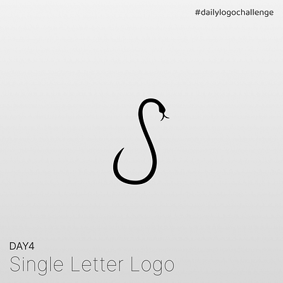 Day 4 | Single Letter Logo | Daily Logo Challenge dailylogochallenge day4 design graphic design logo