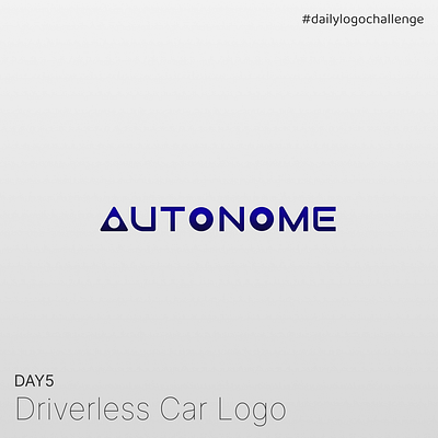 Day 5 | Driverless Car Logo | Daily Logo Challenge dailylogochallenge day5 design graphic design logo