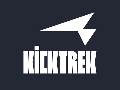 KICKTREK apparel branding mark minimal sport