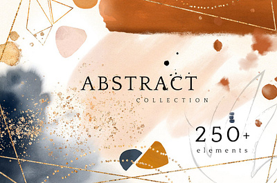 Abstract collection watercolor art art background bundle clipart decoration emblems feminine invitation pack paper romantic stationery watercolour wedding