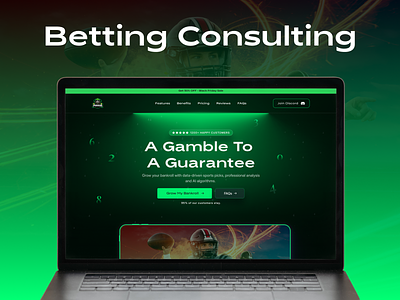 Betting Consulting Landing Page agency betting agency betting app betting consulting betting consulting agency betting consulting website betting landing page bingo casino gambling landing page live casino poker sketch sports sports app sports betting sportsbook uiux web design