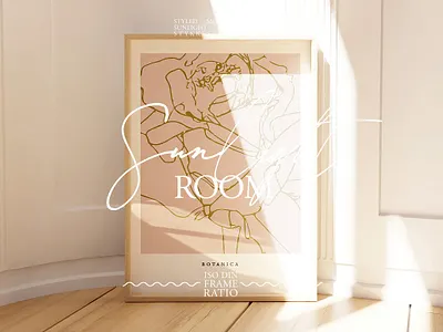 SUNLIGHT ROOM Frame Mockup frame mockup glass reflection mockup mockup