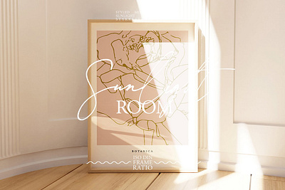 SUNLIGHT ROOM Frame Mockup frame mockup glass reflection mockup mockup