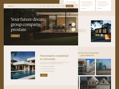 Real Estate Group Website Design figma sale ui website