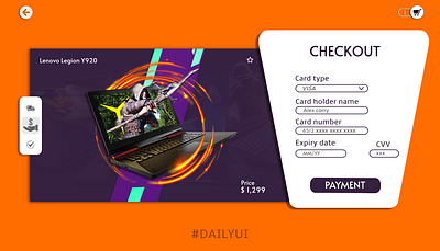 Checkout Page branding dailyui design graphic design illustration photoshop ui webdesign