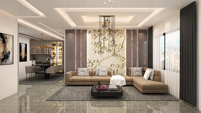 Living Room Design............. 3d 3ds max animation decor exterior floor plan