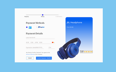 Credit card Checkout Page in Shopping site figmadesign ui ux