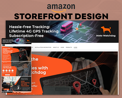 Amazon Storefront-GPS Tracker amazon amazonstorefront amazonstorefrontdesign branding design graphic design graphicdesign illustration listingimages logo photoshop storefront