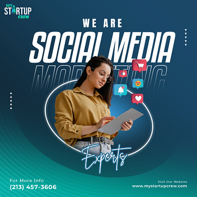 Social Media Marketing branding design experts graphic design illustration logo social media market social media marketing typography ui ux vector web design