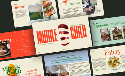 Middle Child business overview business presentation deck design gastronomy concept gourmet eatery graphic design layout design pitch deck pitch deck design presentation presentation design slides design visual design