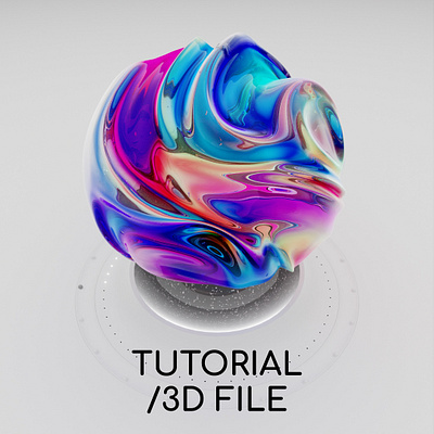 ANIMATION 3d abstract animation blender design file glass illustration noise texture tutorial ui ux