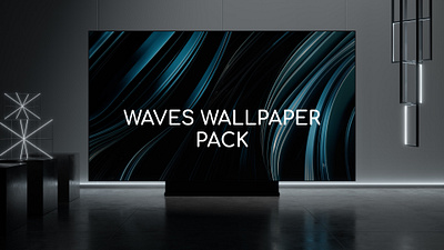 waves wallpaper pack 2d 3d file abstract animated animation background design lighting mockup texture ui wallpaper waves