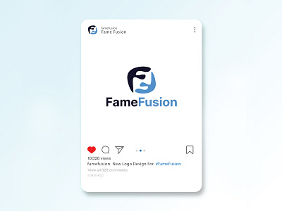 Fusion Brand Identity - FF Logo Design branding fame logo ff logo design frame logo fusion logo graphic design logo