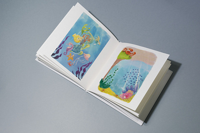 Under the sea bookcover branding childrenbookillustration graphic design illustration