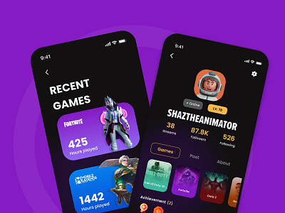 Game App UI Design