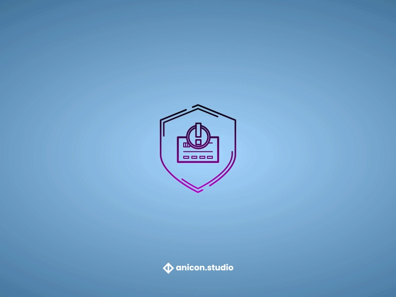 Web Security info icon anicon animated logo business design graphic design icon illustration json lottie motion graphics security ui ux web