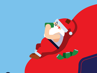 Christmas Load 2d animation beer bells christmas design graphic design heavy illustration jingle bells madewithsvgator motion graphics presents rudolf santa sleight vector