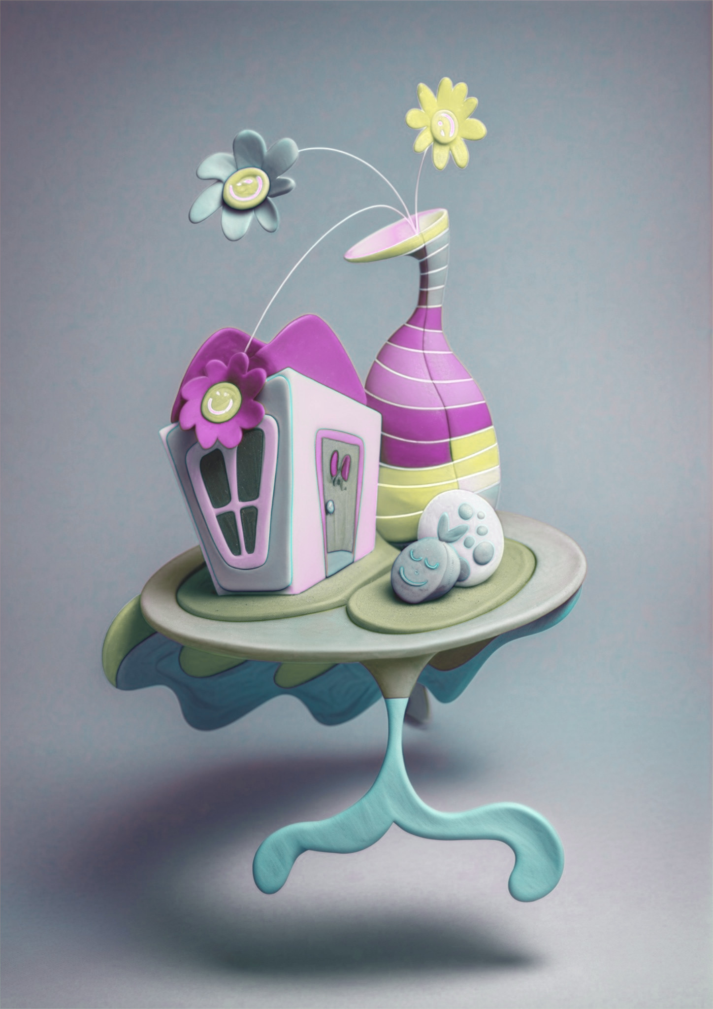 Still life is fun ai drawing illustration procreate texture