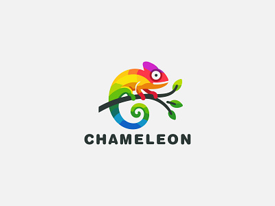 Chameleon Logo branding chameleon chameleon design chameleon logo chameleon vector chameleon vector logo chameleons chameleons logo design game logo strong