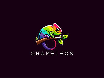 Chameleon Logo app branding chameleon chameleon design chameleon logo chameleon vector logo chameleons chameleons logo design game graphic design illustration logo strong