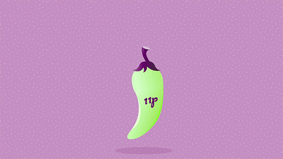 11th Anniversary Mark 3d adobe animation branding design flame graphic design illustration illustrator lighter logo pepper peppers purple vector