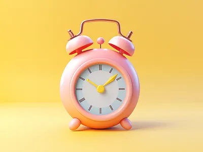 3D Cartoon Clock, 3D Pastel Alarm Clock, 3D Icon Alarm Clock 3d cartoon 3d cartoon alarm clock 3d cartoon clock 3d cartoon design 3d cartoon logo 3d designer 3d illustration 3d logo 3d logo design 3d pastel clock 3d pastel design brand branding cute alarm clock fiverr gerdoo graphic design illustration logo logo brand