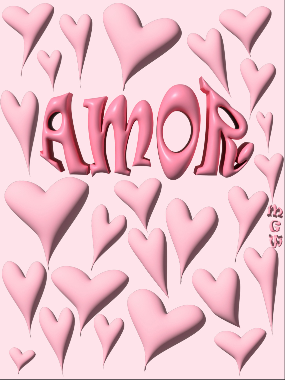 Amor beginner graphic design