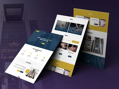 أوشن سبا - Ocean Spa design minimal ui uidesign uiux user interface design