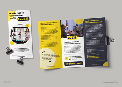 Hoe to Make a Webinar that Works in 2023 – Brochure Design branding brochure brochure design marketing material social media webinar