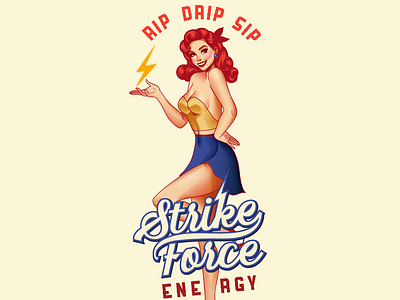 Pinu-Up Girl Logo 👄💋 branding graphic design logo pin up pinup logo retro logo ui vector vintage logo