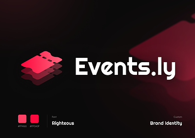 Events.ly NFT ticketing brand design app branding identity logo logotype