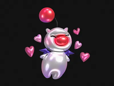 Kupo! ♪ cute finalfantasy inflated moogle