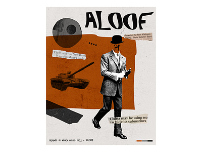 Day 44: Aloof adobe photoshop design graphic design poster poster art poster design typography