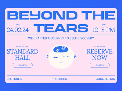 Beyond the Tears - Landing Page branding design graphic design illustration landing ui ux