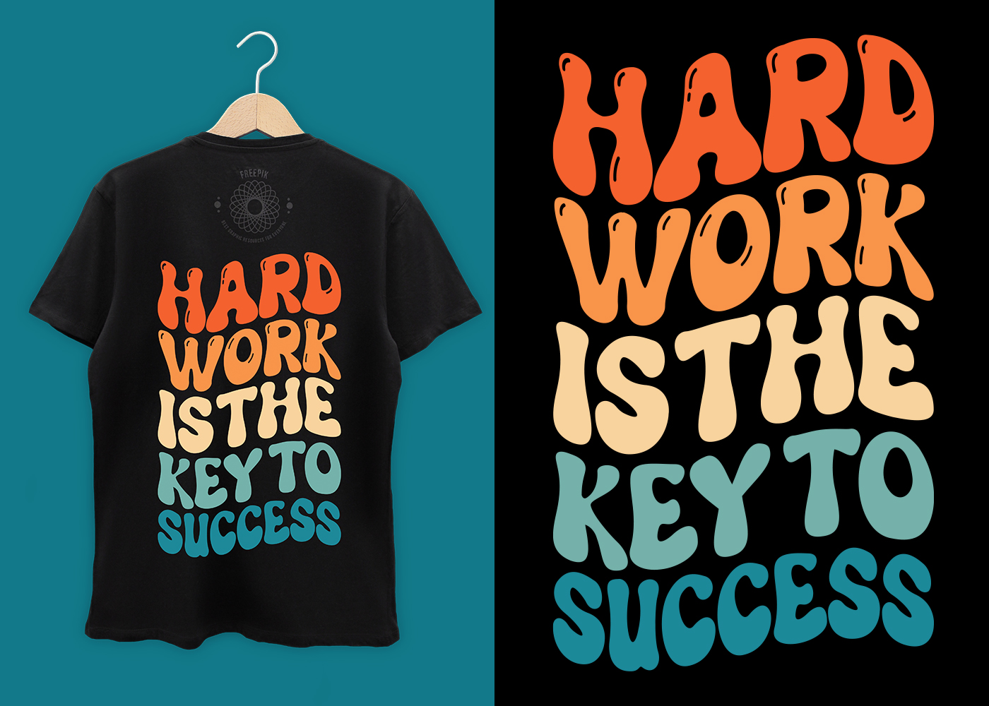 Lettering T Shirt designs themes templates and downloadable