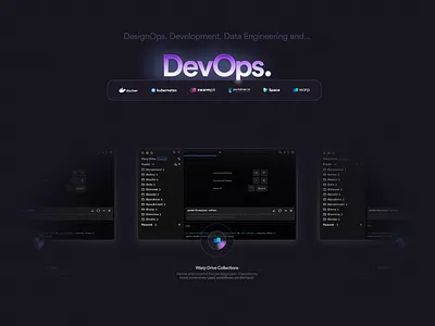 Prodkt Landing Page | DevOps Section (Figma ideation + WIP code) app branding bryan funk concept design design system logo prodkt ui