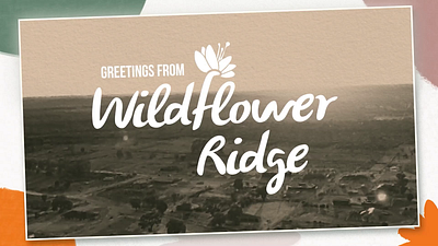 Wildflower Ridge Estate Video & Photography advertising animation branding design drone graphic design illustration logo motion graphics photography real estate social typography vector video