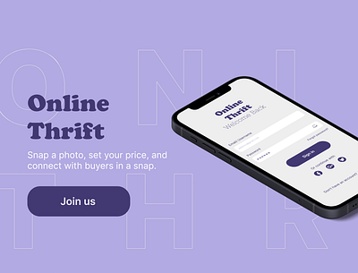 Online Thrift | Shopping App - UI Design app app design application design fashion thrift ui user interface ux