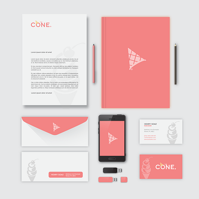 The Cone - Branding Identity branding design graphic design illustration logo typography