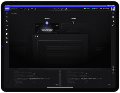 Olio | A Prodkt Concept | iPadOS Landing Screen app branding bryan funk concept design design system logo prodkt ui