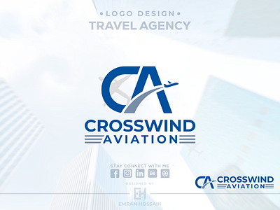 Travel Agency Logo branding design graphic design illustration logo logodesigner logodesigns logomark logotype ui