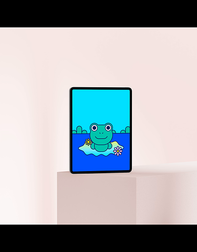 Click to Watch Full: Funnelfly Characters acquisition after effects animated branding campaign character character design cute email fly frog funnelfly gif illustration kawaii lilypad marketing paid social pond spam